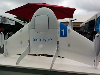 無人飛行機の模型
