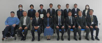 贈呈式参加の皆さんで