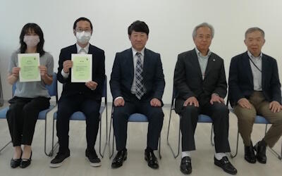 贈呈式参加の皆さんで