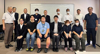 贈呈式参加の皆さんで