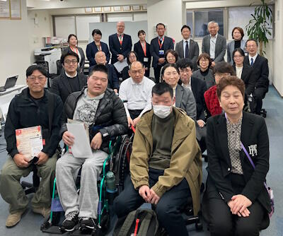 贈呈式参加の皆さんで