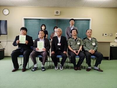 贈呈式参加の皆さんで