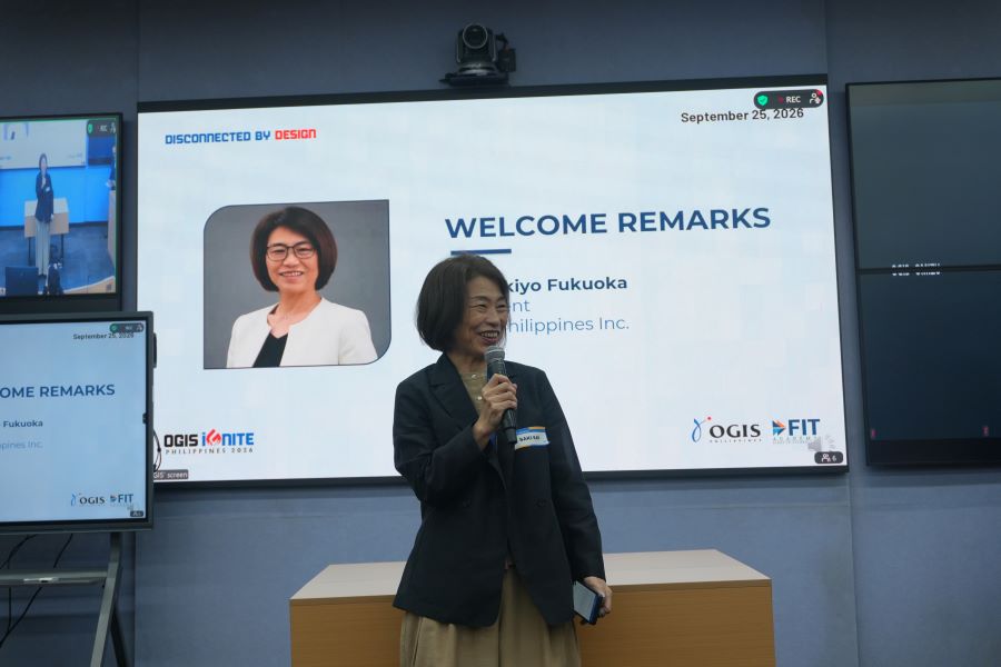 福岡社長のスピーチ