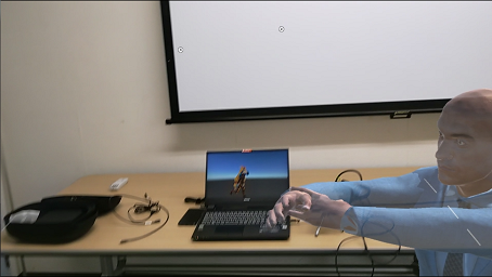 Hololens2アプリの動画