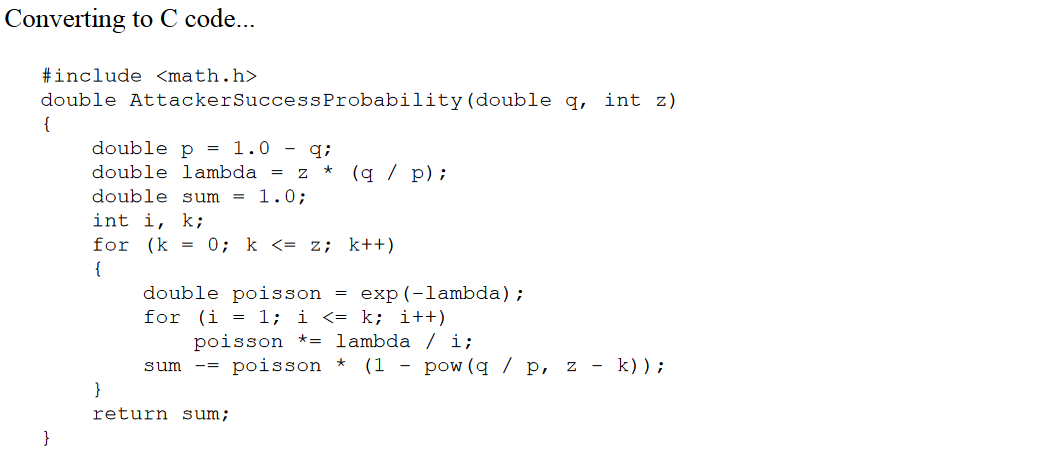 関数 AttackerSuccessProbability