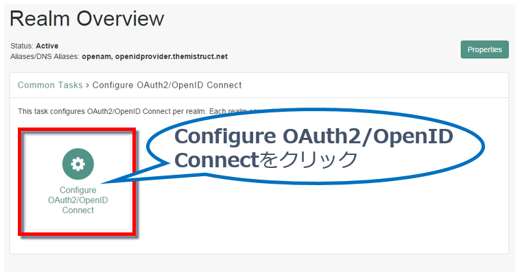 Realm Overview画面