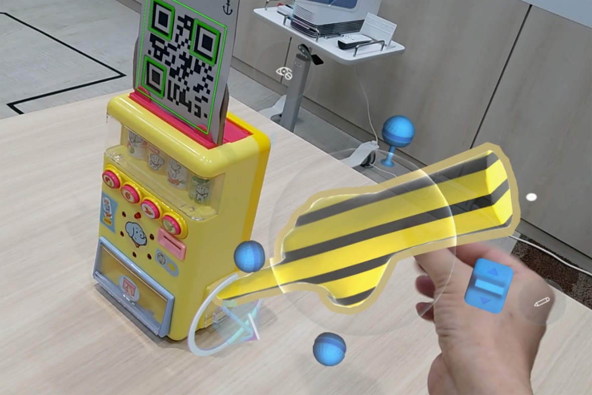 図 15　3Dパーツの向きやサイズを微調整しているところ