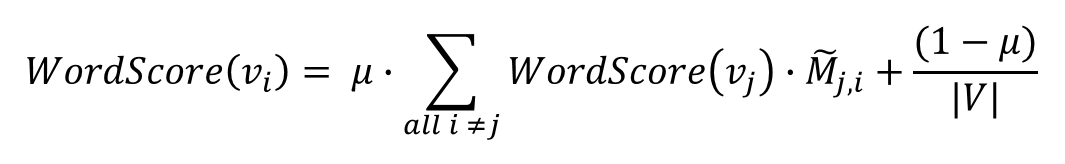 SingleRankの計算