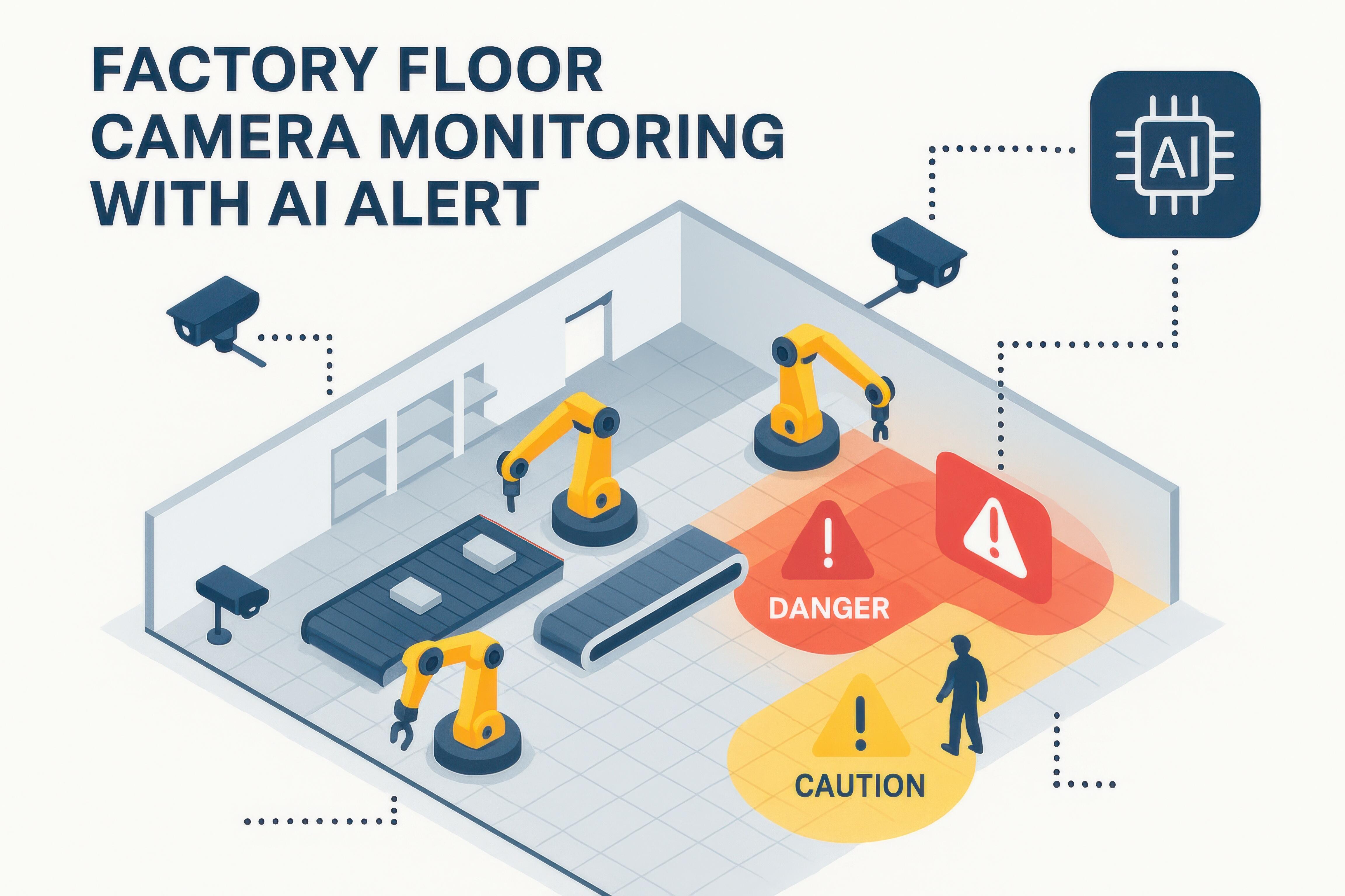 監視カメラ × 安全管理のイメージ画像