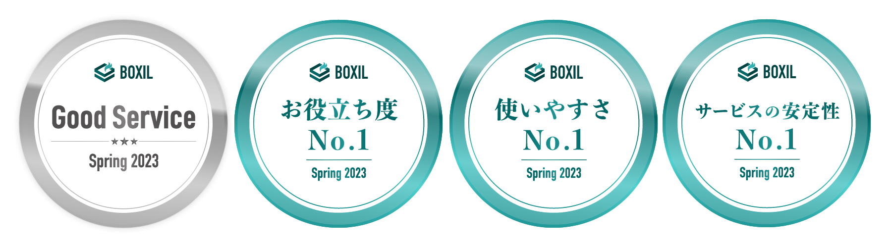 BOXIL SaaS AWARD Spring 2023 ファイル転送サービス部門「Good Service」「お役立ち度No.1」「使いやすさNo.1」「サービスの安定性No.1」