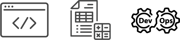 DX SIテンプレートやローコード活用による共創開発／内製化支援　イメージ図