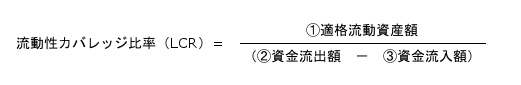 流動性カバレッジ比率（LCR）